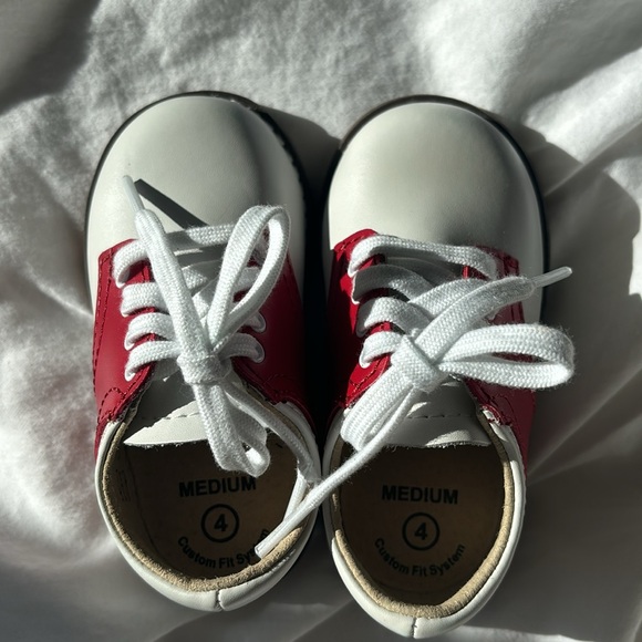 Footmates classic two-tone leather saddle shoes toddler size 4 - Picture 3 of 5